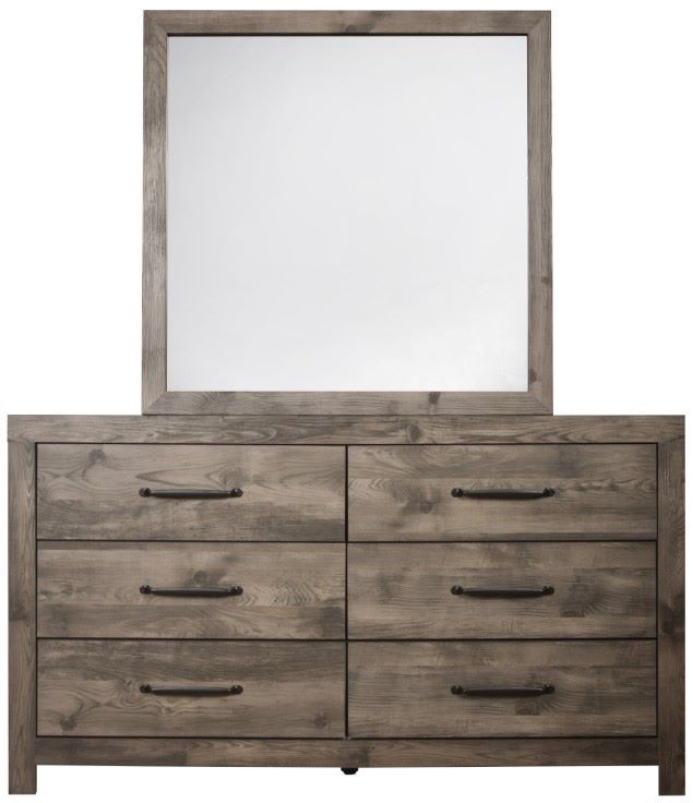 New Classic® Home Furnishings Misty Lodge 4-Piece Rustic Brown Queen Panel Bedroom Set-3