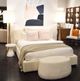 Dovetail Furniture Tobias Cream Queen Panel Bed -1