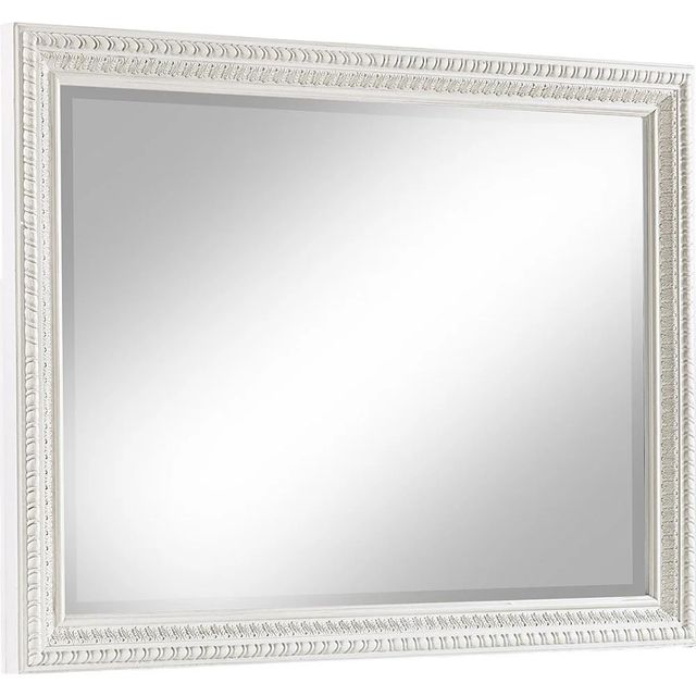 Crown Mark Alexandria White Dresser Top-1