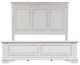 Liberty Furniture Abbey Park 4-Piece Antique White/Weathered Brown King Panel Bedroom Set-2