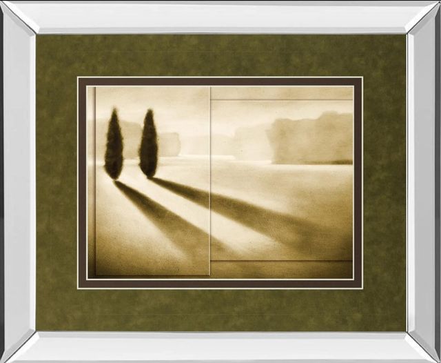 Classy Art Cyprus Eclipse I by Brent Collins Mirror Framed Wall Art-0
