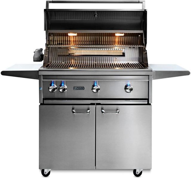 Lynx® Professional 4-Burner Stainless Steel Freestanding Liquid Propane Gas Grill-2