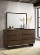 Coaster® Glenwood Warm Brown Dresser and Mirror-3