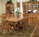 TEI Harvest 36" Double Pedestal Dining Table-1