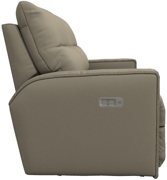 La-Z-Boy® Maddox Sand Power Reclining 2-Seat Sofa with Headrest-2