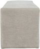 Jofran Inc. Braun Gray Storage Bench-4