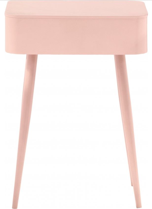 Meridian Furniture Rylan Pink Nightstand-1