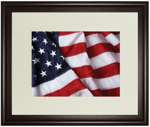 Classy Living Kikk American Flag Wall Art-0