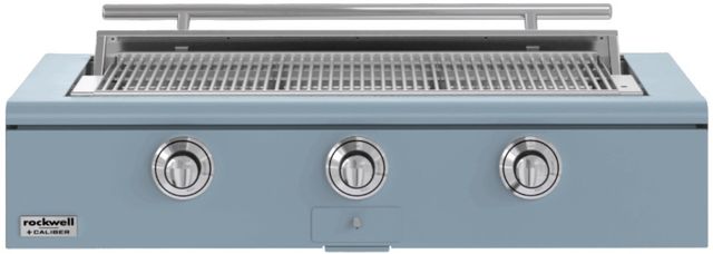 Caliber™ Rockwell Social 3-Burner Bluestone Built-In Liquid Propane Grill with Chrome Hardware-0