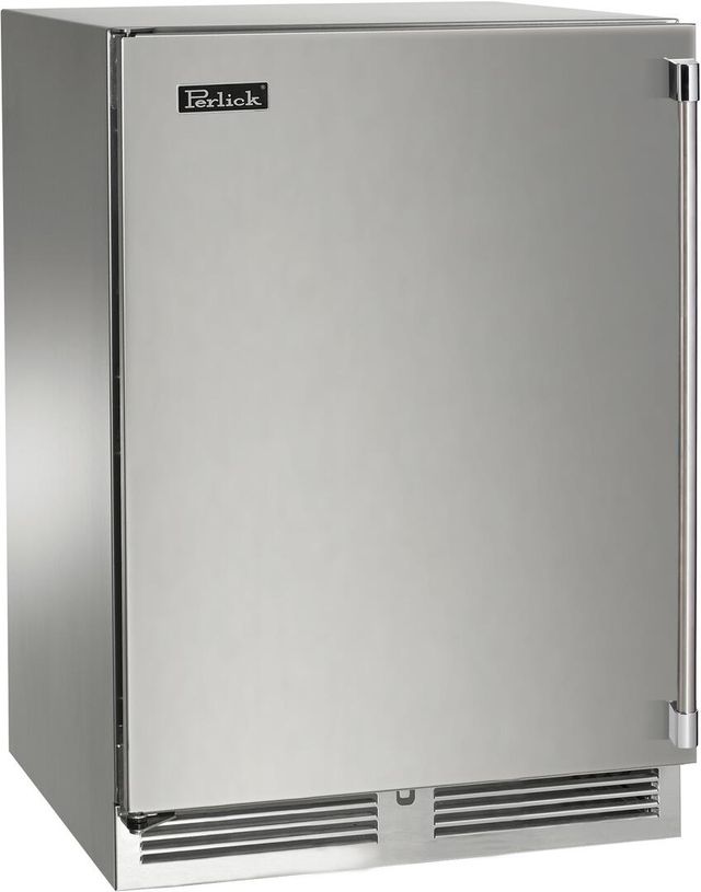Perlick® Signature Series 24" Stainless Steel Under The Counter Refrigerator-0