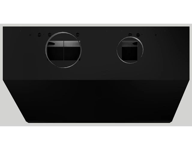 Vent-A-Hood® 48" Black Wall Hood-2