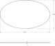 Amisco Customizable Gemma 84" Oval Pub Table with 1" Birch Veneer Top-1