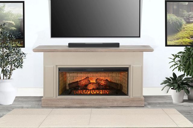 Sunny Designs™ Pavestone/Wheat Fireplace Mantle-1