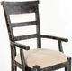 Sunny Designs™ Beige/Black Sand Dining Arm Chair-4