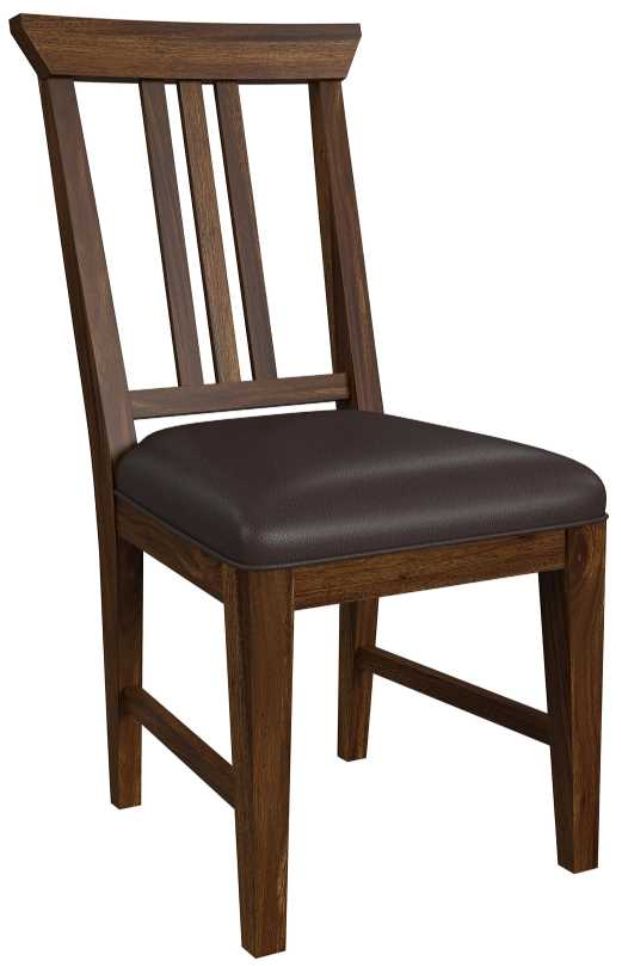 A-America® Cortez Saddle Brown Side Chair-0