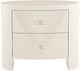 Bernhardt Axiom Linear White Nightstand-0