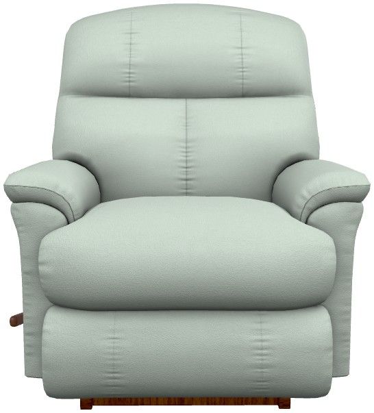 La-Z-Boy® Reed Seafoam Leather Manual Rocking Recliner-1