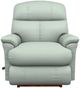 La-Z-Boy® Reed Seafoam Leather Manual Rocking Recliner-1