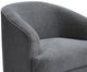 International Furniture Direct Tumbi Gray Swivel Accent Chair-1