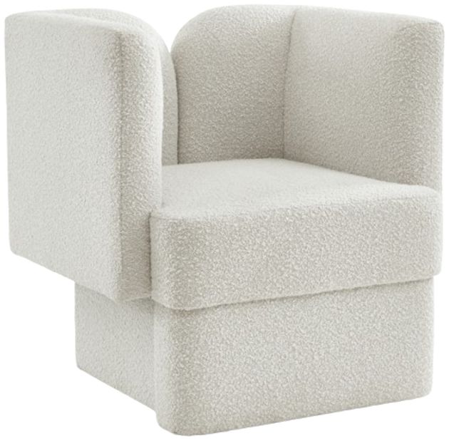 Meridian Furniture Marcel Cream Chair-0