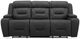 Liberty Furniture Chapman Aline Coal Leather Power Reclining Sofa-0