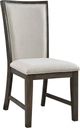Elements International Grady Walnut Slat Back Dining Side Chair-0