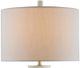 Currey & Company Snowdrop Natural/Off-White Table Lamp-1