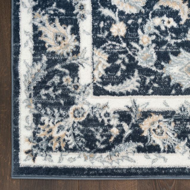 Nourison Home™ Dekor Ivory/Slate 5'x7' Area Rug-3