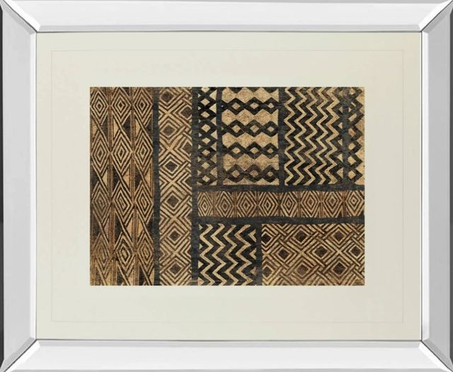 Classy Art Kuba Abstract by Sue Schlabach Mirror Framed Wall Art-0