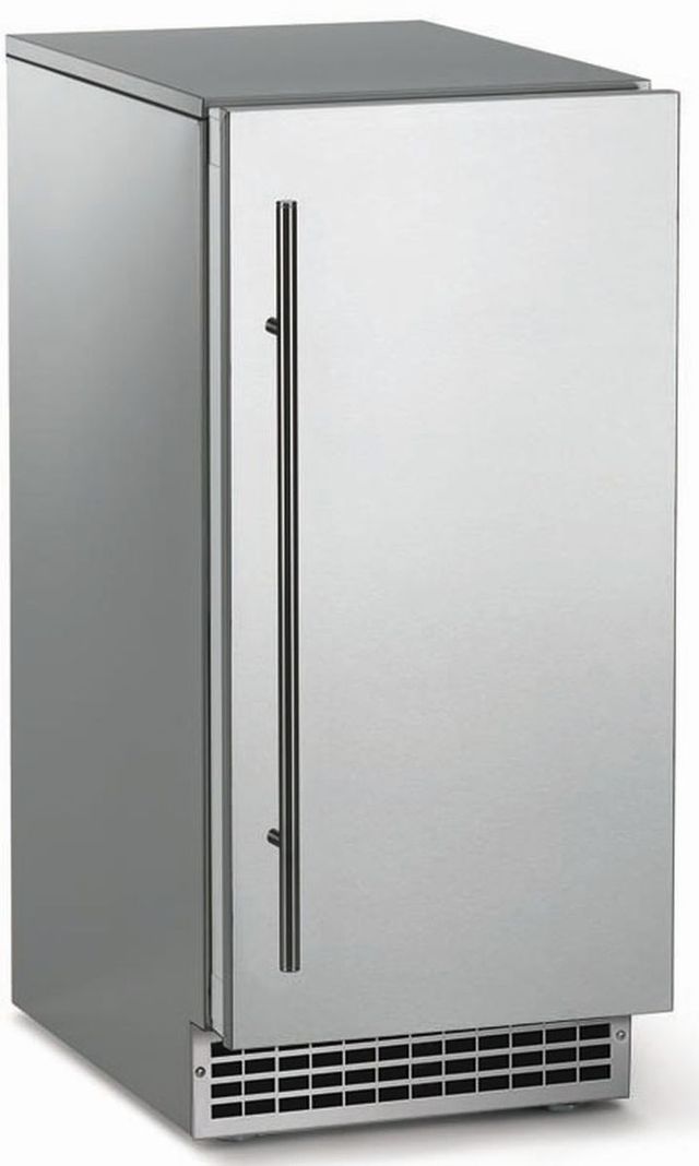 Scotsman® Brilliance® 15" 65 lb. Stainless Steel Ice Maker with Drain Pump -1