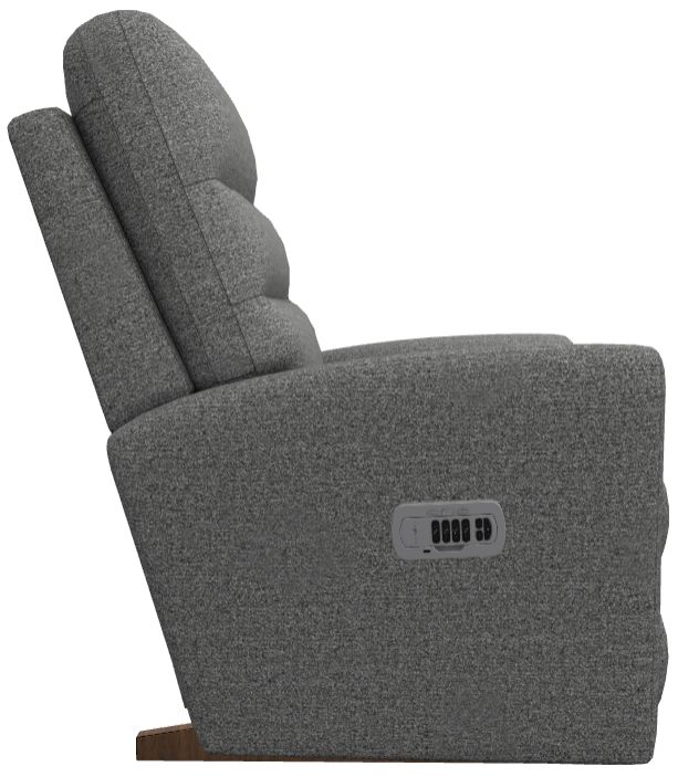 La-Z-Boy® Liam Granite Power Rocking Recliner with Headrest and Lumbar-2