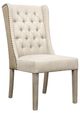 Dovetail Furniture Diana Light Sand/Light Warm Dining Side Chair-1