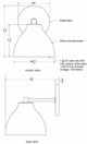 Renwil® Lena Powder Coated Matte Black Wall Scone-5