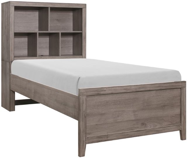Homelegance® Woodrow 3-Piece Gray Twin Bookcase Bed-3