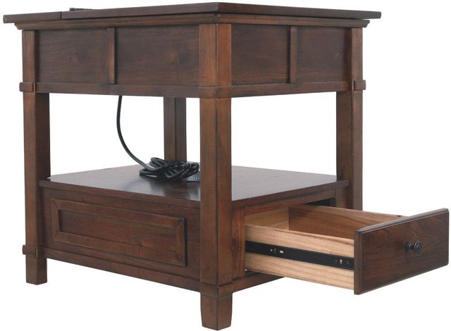Signature Design by Ashley® Gately 3-Piece Medium Brown Living Room Table Set-1