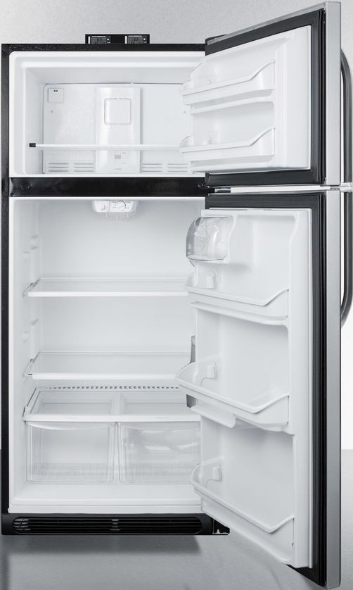 Summit® 30 in. 18.0 Cu. Ft. Stainless Steel Top Freezer Refrigerator-2
