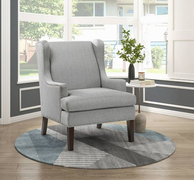 Homelegance® Myles Gray Accent Chair-1