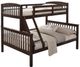 Furniture of America® Brookings Dark Cherry Twin/Full Bunk Bed-0
