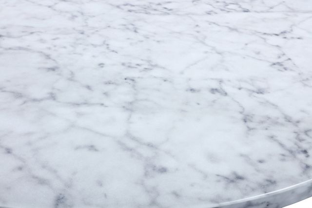 Meridian Furniture Omni White Faux Marble Dining Table-3