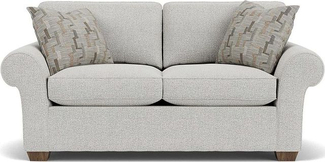 Flexsteel® Vail Silver Glacier Loveseat-1