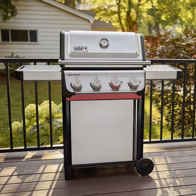 Weber® Spirit® S-425 4-Burner Black Natural Gas Freestanding Grill-4