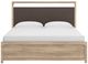 Signature Design by Ashley® Kinlanni Brown/Tan King Upholstered Panel Bed-1