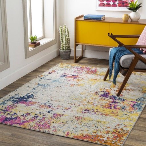 Surya Chester Multi-Colored 7'x9' Area Rug-3