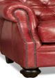 Campio Furniture Legacy Leather Baroness Red Chair-1