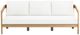 New Classic® Home Furnishings Wesley White Acacia/Fabric Outdoor Patio Sofa-2