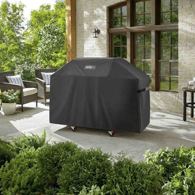 Weber® Black Premium Grill Cover-3
