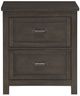 Homelegance® Hebron Dark Cherry Nightstand-2