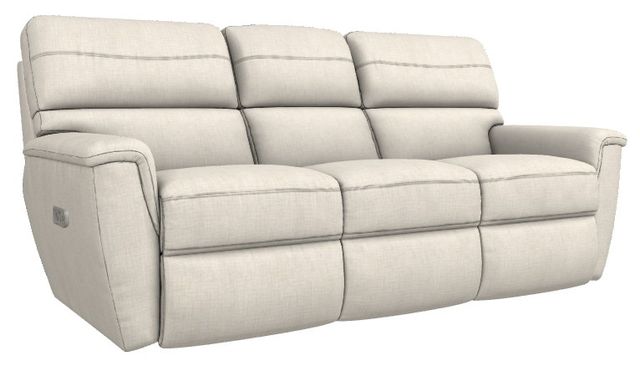 La-Z-Boy® Ava Ivory Power Reclining Sofa with Headrest and Lumbar-0