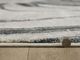 KAS Rugs Hue Ivory Marbled Stone 5'x8' Area Rug-3