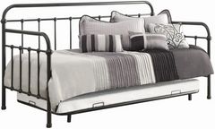 Coaster® Livingston Dark Bronze Daybed With Trundle